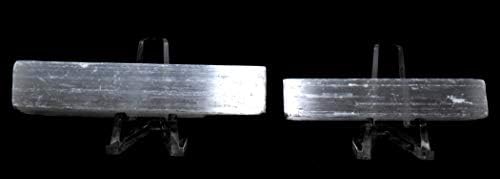 HQRP 3 Inch Natural White Selenite Sticks 5PCS