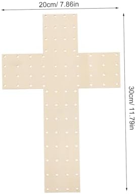 Wooden Cross Wreath Frame for Holiday Decor