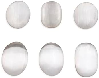 Crystal Dreams Selenite Palmstone Healing Stone