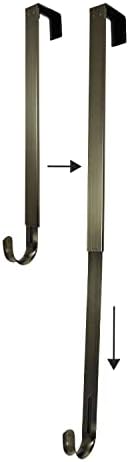 Haute Decor Adapt Adjustable Wreath Hanger with Removable Icon