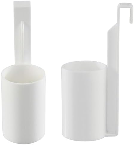 Home-X White Air Freshener Spray Bottle Holder for Toilet