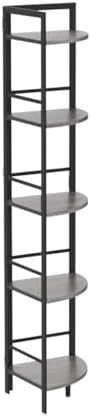 BON AUGURE 5 Tier Corner Bookshelf Stand