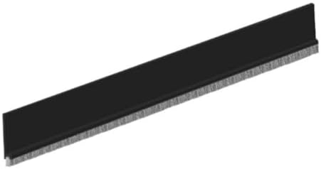 Door Bottom Seal Strip 100cm TPE Self Adhesive Black