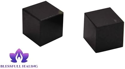 Blessfull Healing Reiki Black Agate Cube Stone