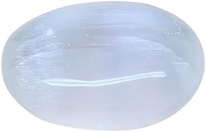 WatanGems 93g Natural Selenite Palm Stone Crystal