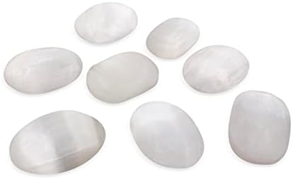 Crystal Dreams Selenite Palmstone Healing Stone