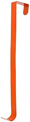 Autumn Harvest Over The Door Metal Wreath Hanger Orange