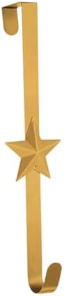 Thrive 15 Inch Lucky Gold Star Metal Wreath Hanger