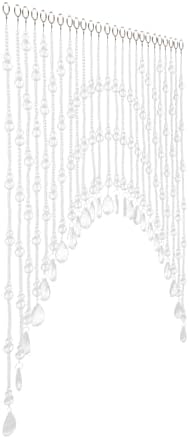 Elegant Hanging Glass Door Beads Valance 25 Strings
