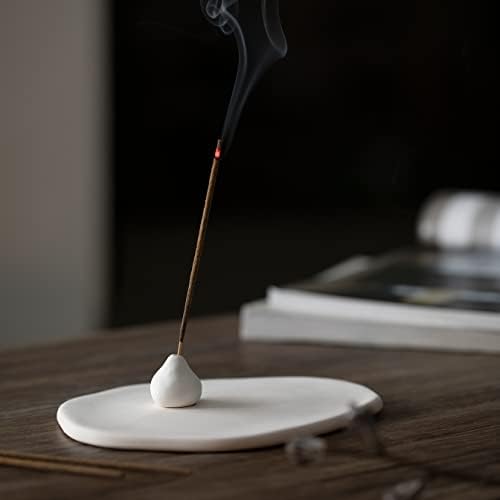 Handmade Pomelo Pumpkin Ceramic Incense Holder