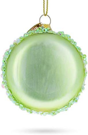 BestPysanky Delicious Macarons Blown Glass Christmas Ornament