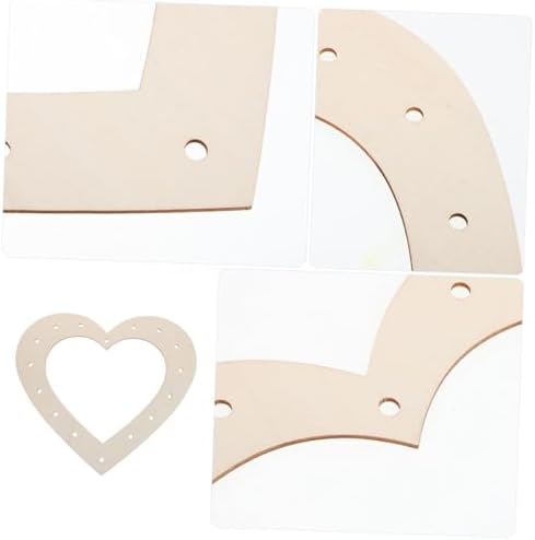 NUOBESTY 2pcs Heart Wreath Frame for Holiday Decor