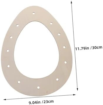 MAGICLULU Wooden Wreath Frame for Easter Decor