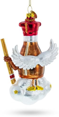 Savory Soy Sauce and Chopsticks Glass Ornament