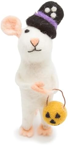 Glaciart One Halloween Mouse Felt Ornament