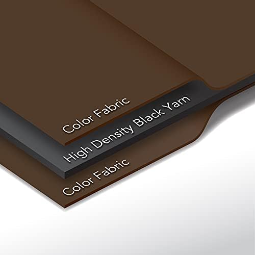 Deconovo Brown Blackout Curtains 2 Panels Set