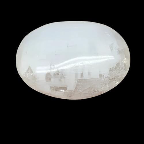 28x2x1 Inch Natural Selenite Palm-Stone Crystal