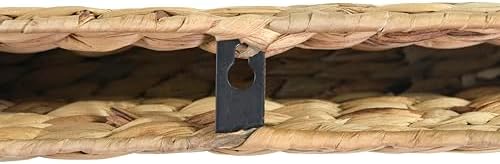 Creative Co Op Handwoven Water Hyacinth Floating Shelf
