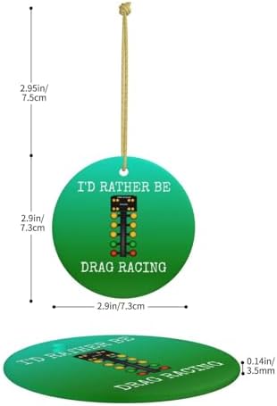 YvoneDBrownn Christmas Ornament Porcelain Pendant