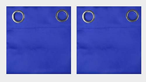 MDS Blackout Curtain Panels 52x108 Inch Royal Blue