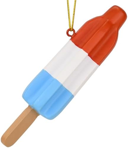 Tree Buddees Retro Patriotic Popsicle Christmas Ornament