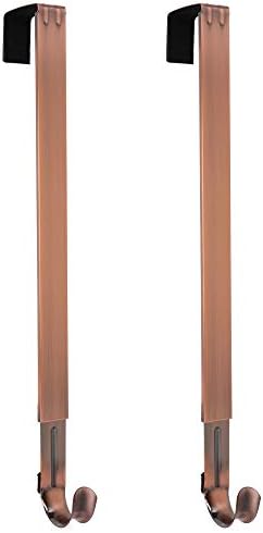 Haute Decor Adjustable Wreath Hanger 2 Pack - Brushed Copper