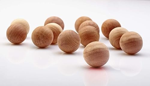 180 Pcs Cedar Balls with Satin Bags for Home Fragrance