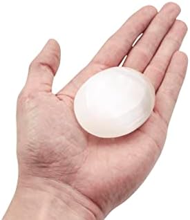 Crystal Dreams Selenite Palmstone Healing Stone