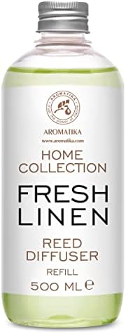 AROMATIKA Fresh Linen Reed Diffuser Refill 170 Fl Oz