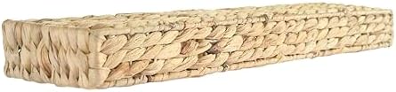 Creative Co Op Handwoven Water Hyacinth Floating Shelf