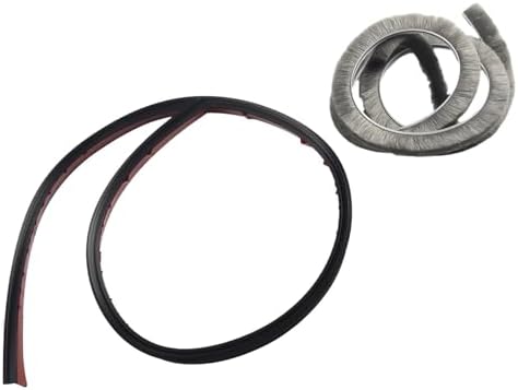 Door Bottom Seal Strip 100cm TPE Self Adhesive Black