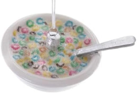 Bridge Collection Colorful Cereal Ornament