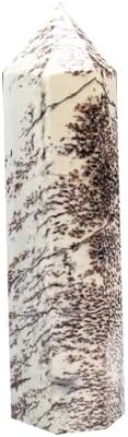AtkitS Natural Crystal Column Energy Wand