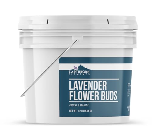 Earthborn Dried Lavender Flower Buds 1 Gallon Bucket