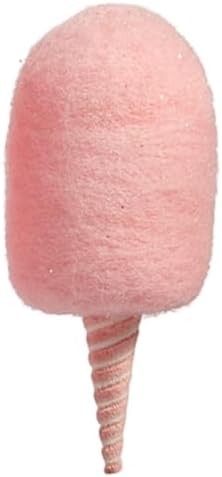 RAZ Imports Cotton Candy Ornament Light Pink