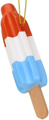 Tree Buddees Retro Patriotic Popsicle Christmas Ornament