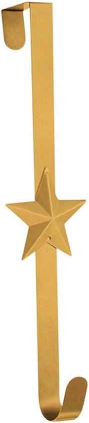 Thrive 15 Inch Lucky Gold Star Metal Wreath Hanger
