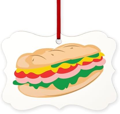 CafePress Sub Sandwich Ornament Scroll 4x275