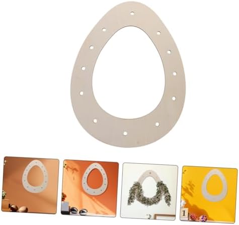MAGICLULU Wooden Wreath Frame for Easter Decor