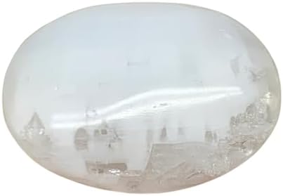 28x2x1 Inch Natural Selenite Palm-Stone Crystal