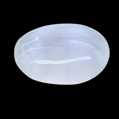 WatanGems 93g Natural Selenite Palm Stone Crystal