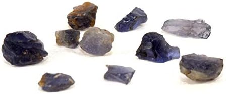 HC Set 10PCS Natural Blue Iolite Rough Stones