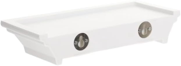 Greenbrier White Floating Shelf 86x4 Inches
