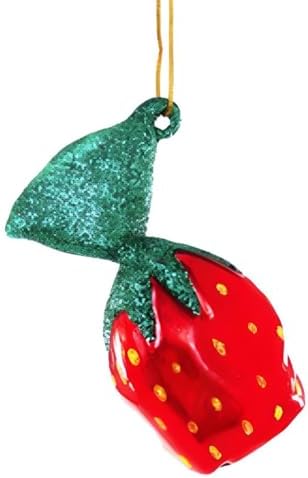 Cody Foster Co Sparkling Strawberry Candy Ornament
