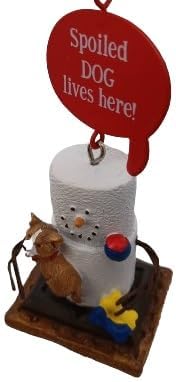 OnHoliday Smore Spoiled Dog Lives Here Christmas Tree Ornament