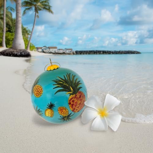 Sweet Pineapple Moments Hawaiian Christmas Ornament 3 inch 1