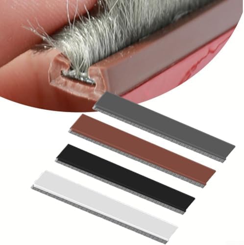 Door Bottom Seal Strip 100cm TPE Self Adhesive Black