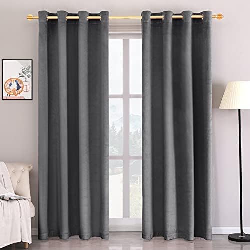 Super Soft Velvet Curtain Panels for Living Room and Bedroom