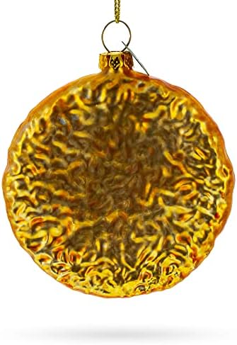 Chocolate Chip Cookie Blown Glass Christmas Ornament 1