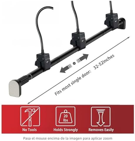gifskiu Adjustable Door Garland Hanger 3 Sizes No Screws
